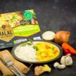 Caribbean Chicken with Mango Curry and Rice Halal Ready Meals - Caribbean Chicken with Mango Curry and Rice